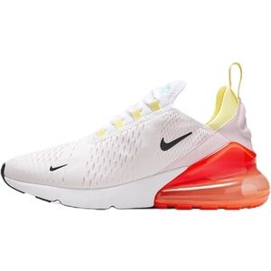 Nike Air Max 270 White, Orange, Pink & Yellow Sneakers